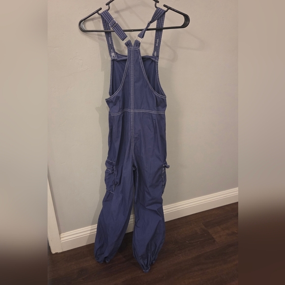 Navy Kids Overalls with Pockets - Picture 5 of 7